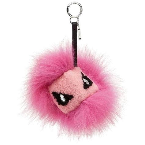 replica fendi monster charm|fendi fox fur charm.